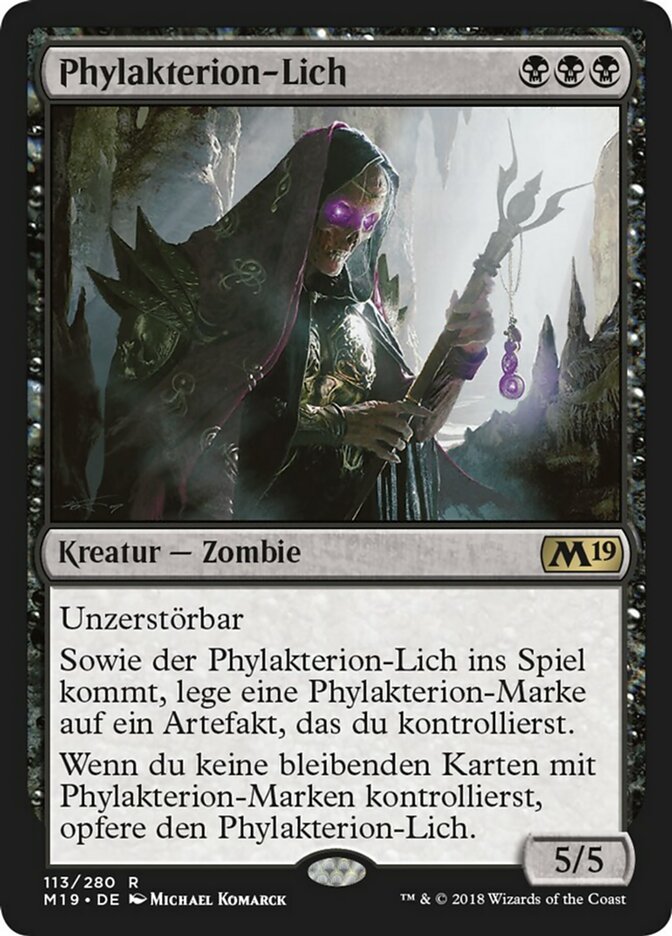 Phylactery Lich (Core Set 2019 #113)