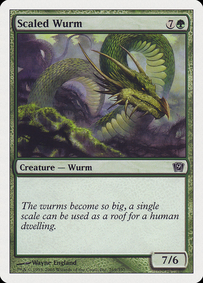 Scaled Wurm · Ice Age (ICE) #262 · Scryfall Magic The Gathering Search