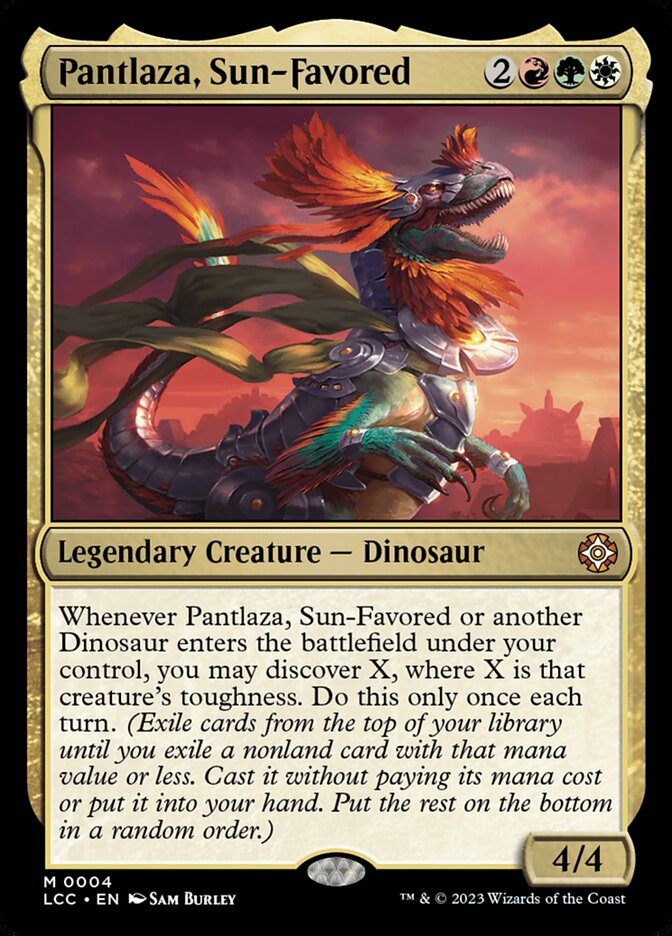 Pantlaza, Sun-Favored (The Lost Caverns of Ixalan Commander #4)