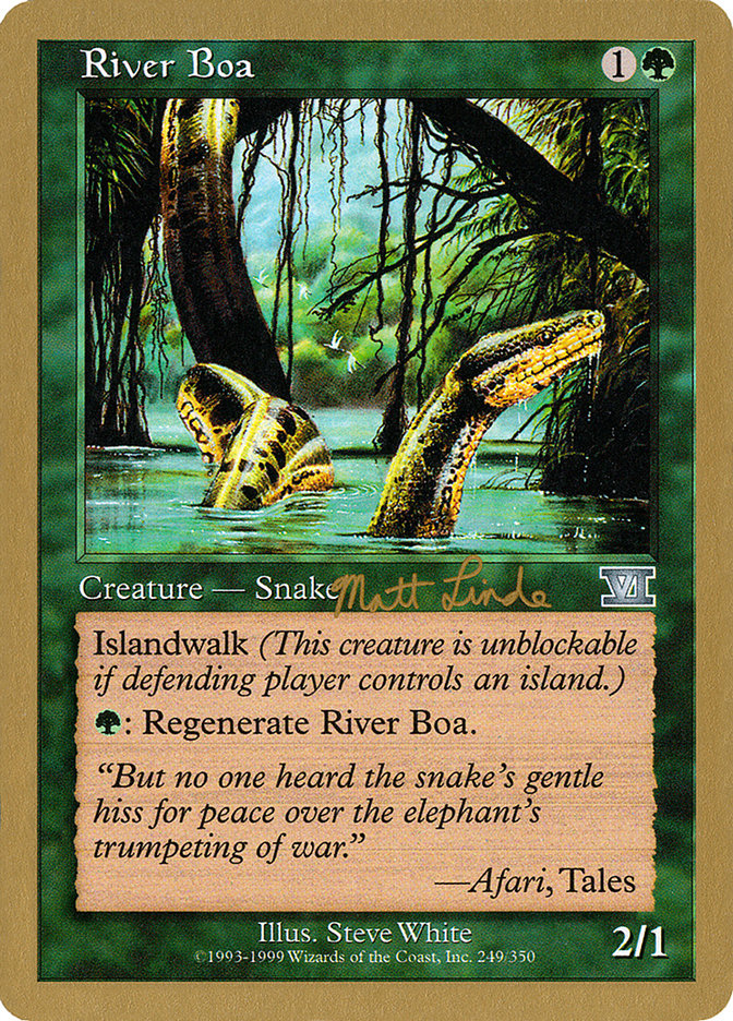 River Boa (World Championship Decks 1999 #ml249)