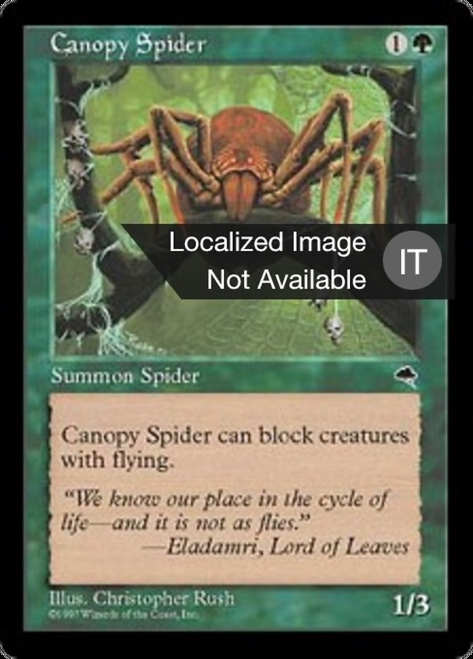 Canopy Spider (Tempest #217)
