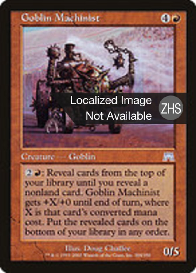Goblin Machinist (Onslaught #204)