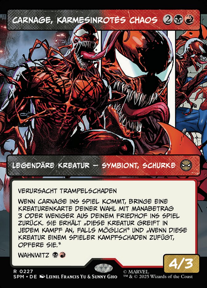 Carnage, karmesinrotes Chaos