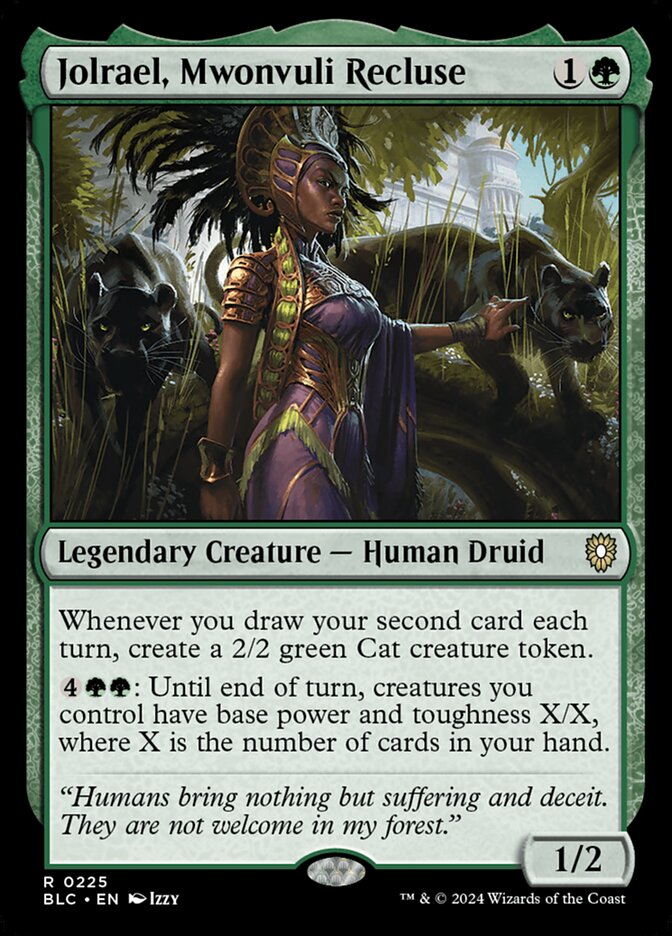 Jolrael, Mwonvuli Recluse (Bloomburrow Commander #225)