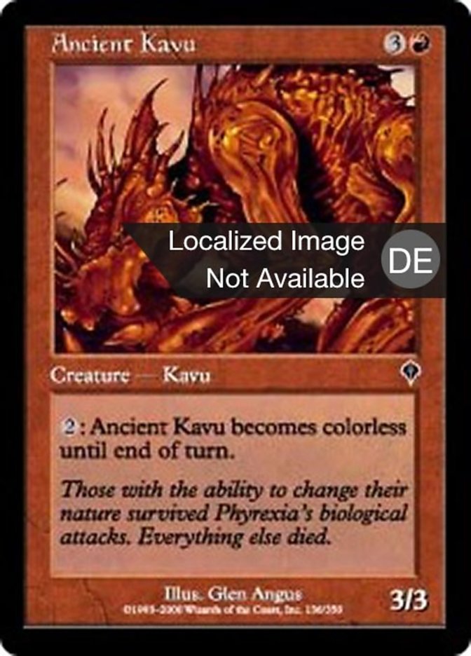 Ancient Kavu (Invasion #136)