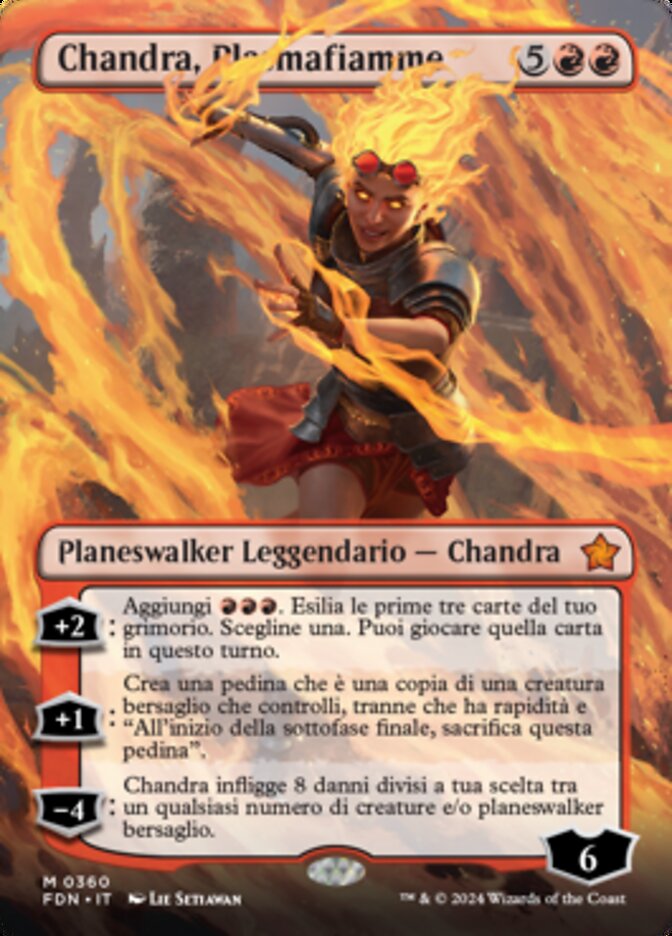 Chandra, Plasmafiamme