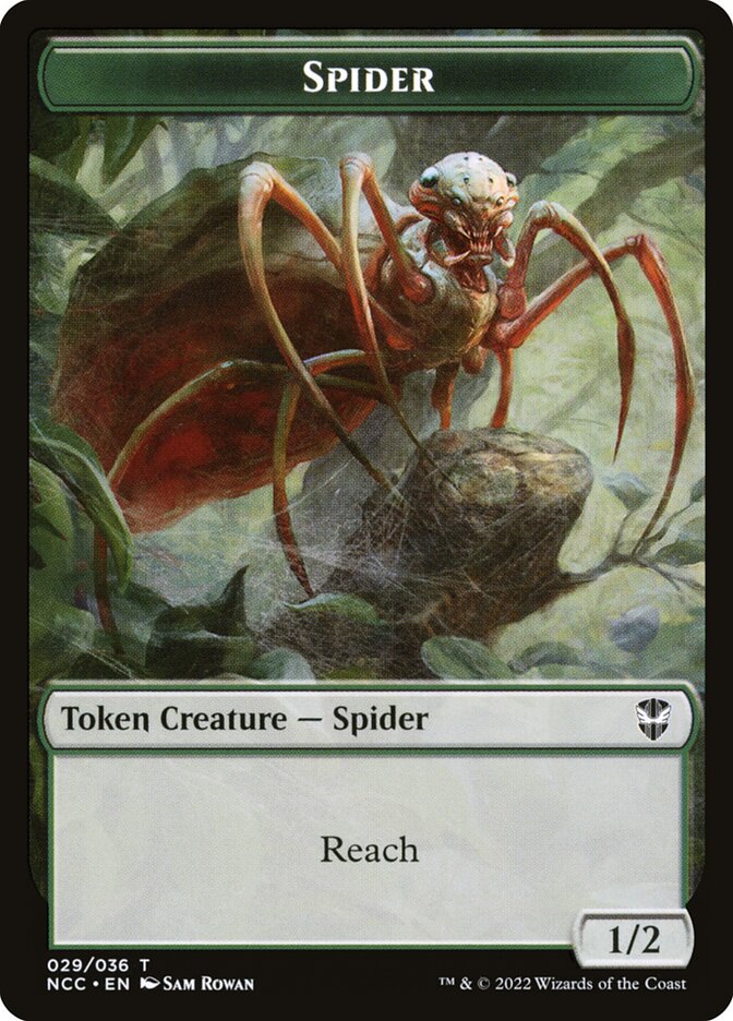 Spider (New Capenna Commander Tokens #29)