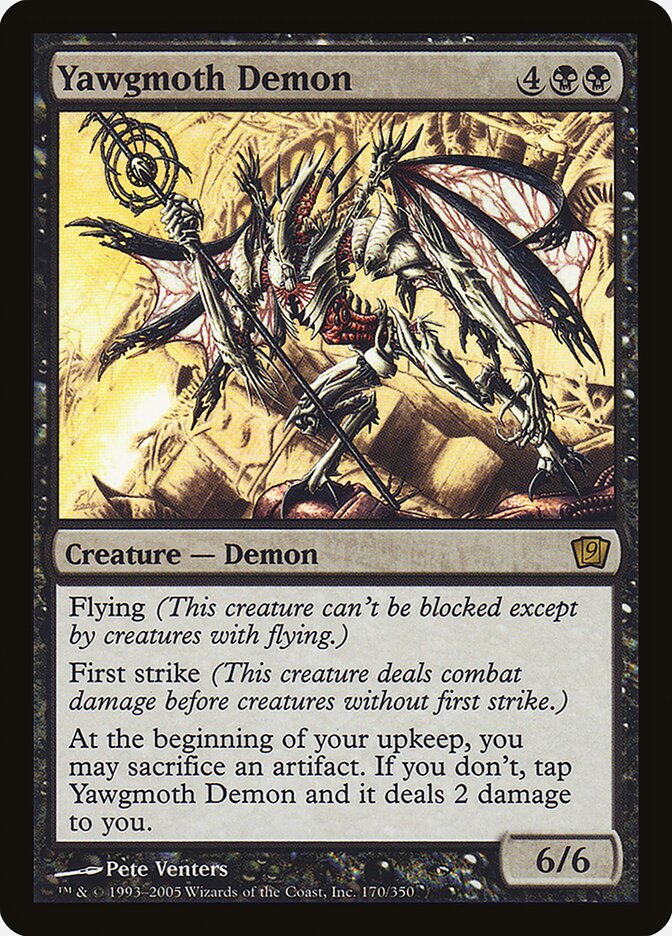 Yawgmoth Demon (Ninth Edition #170★)