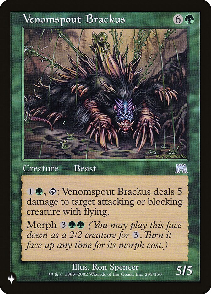 Venomspout Brackus (The List #ONS-295)