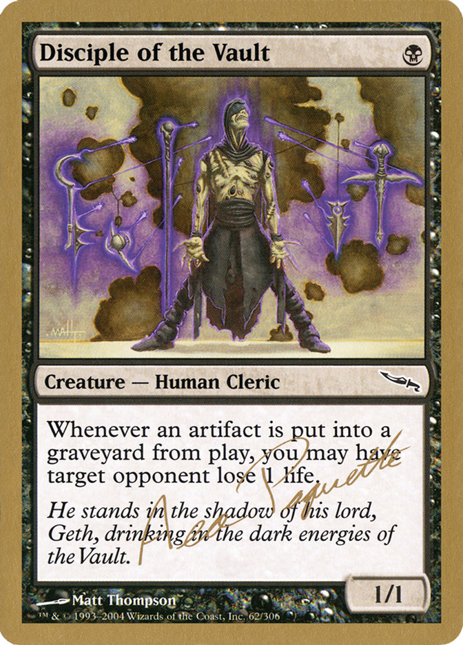 Disciple of the Vault (World Championship Decks 2004 #ap62a)