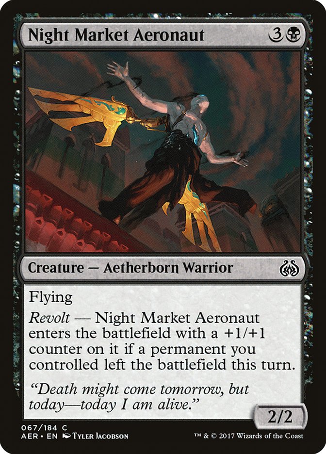 Night Market Aeronaut (Aether Revolt #67)