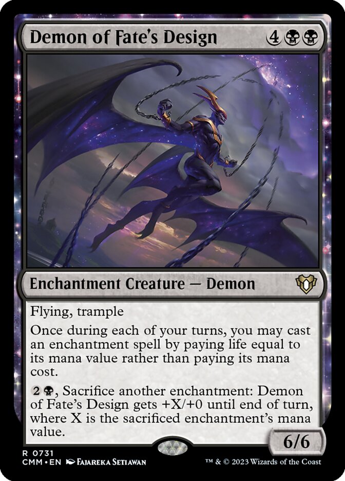 Demon of Fate's Design (Commander Masters #731)