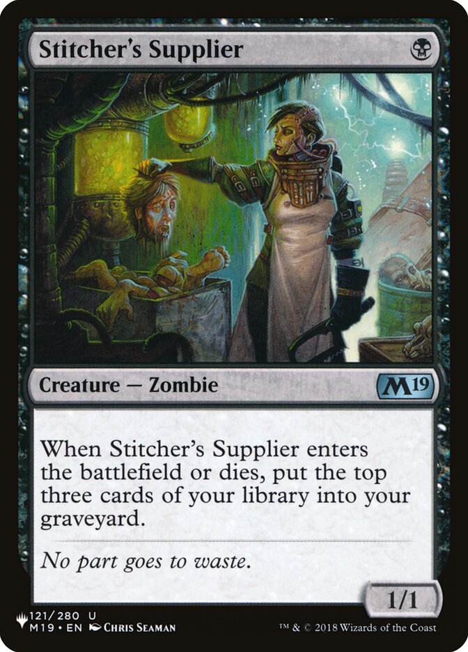 Stitcher's Supplier (The List #M19-121)