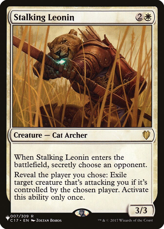 Stalking Leonin (The List #C17-7)