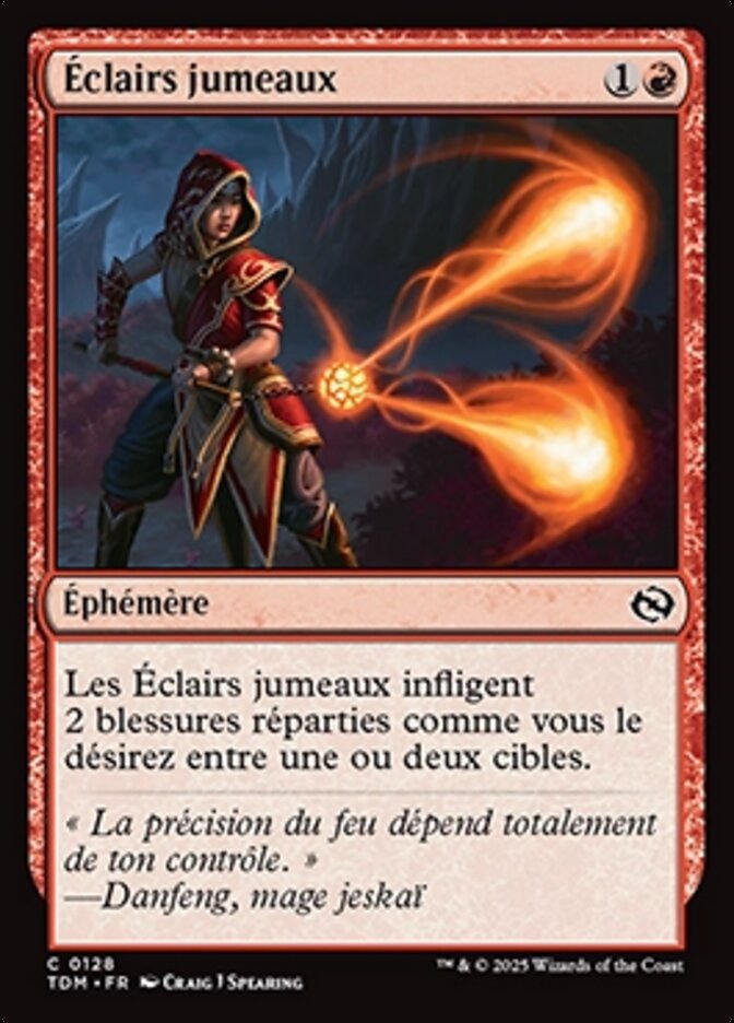 Éclairs jumeaux