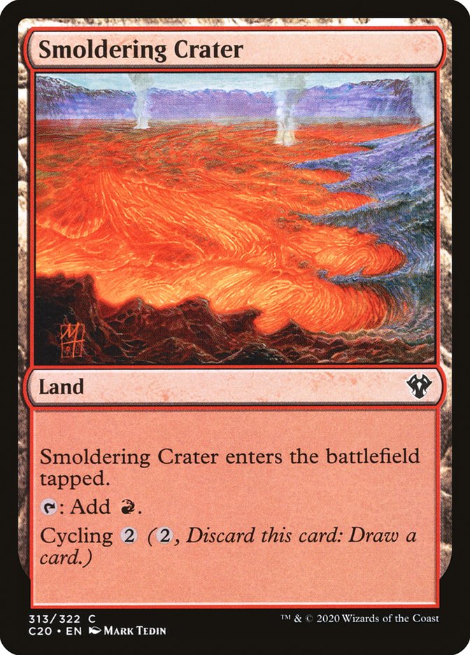 Smoldering Crater (Commander 2020 #313)