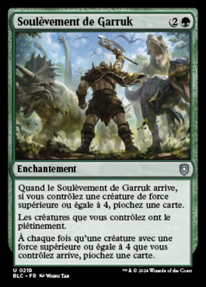 Garruk's Uprising (Bloomburrow Commander #219)