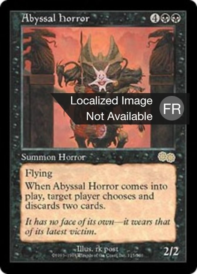 Abyssal Horror (Urza's Saga #115)