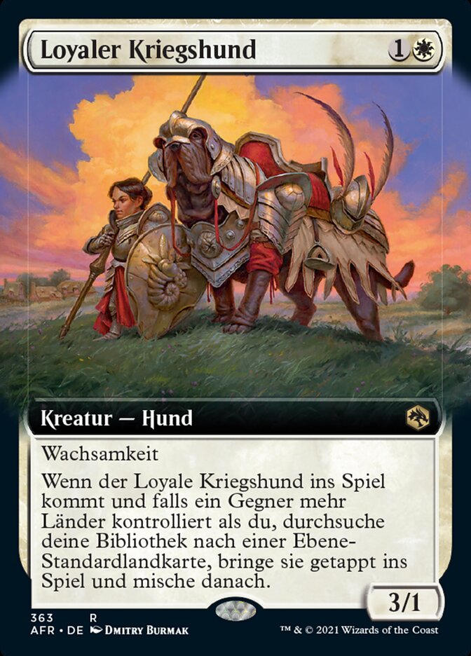 Loyaler Kriegshund