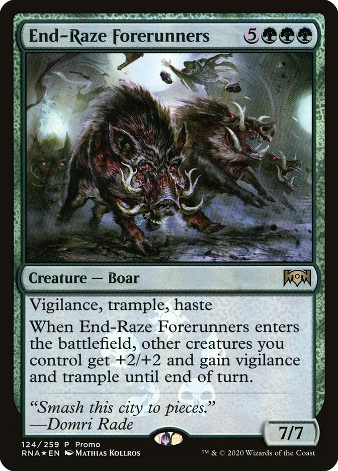 End-Raze Forerunners (Resale Promos #124)