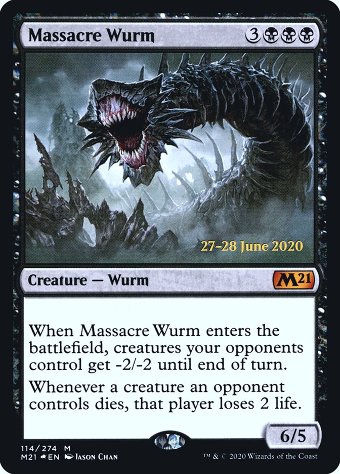 Massacre Wurm (Core Set 2021 Promos #114s)