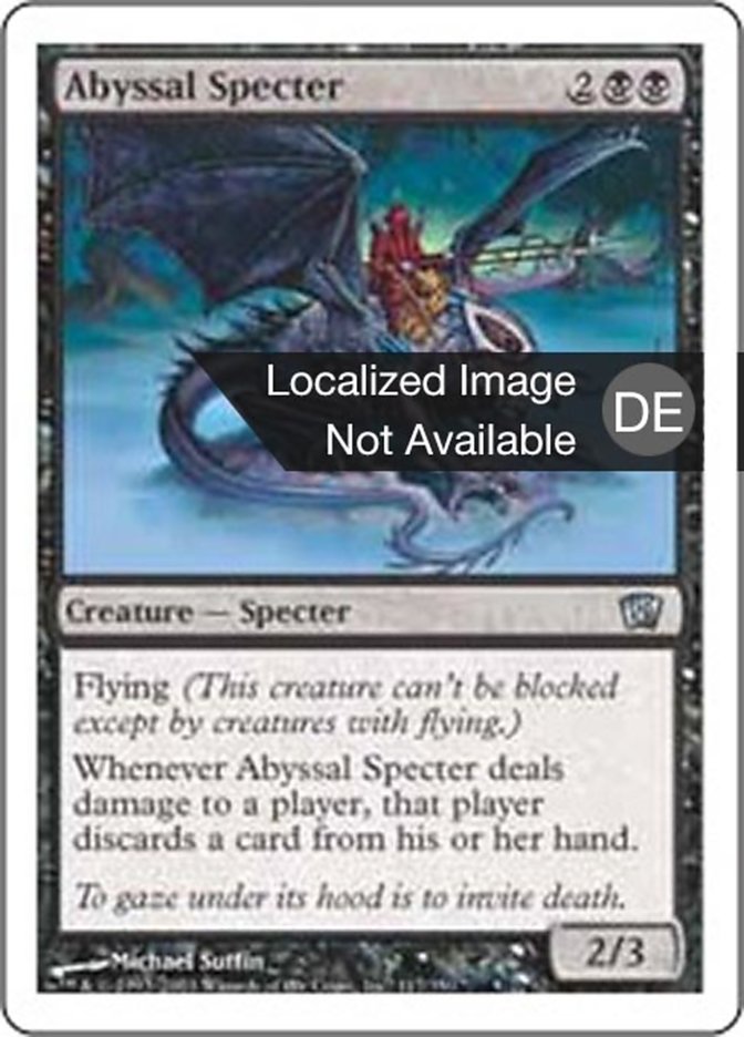 Abyssal Specter (Eighth Edition #117)
