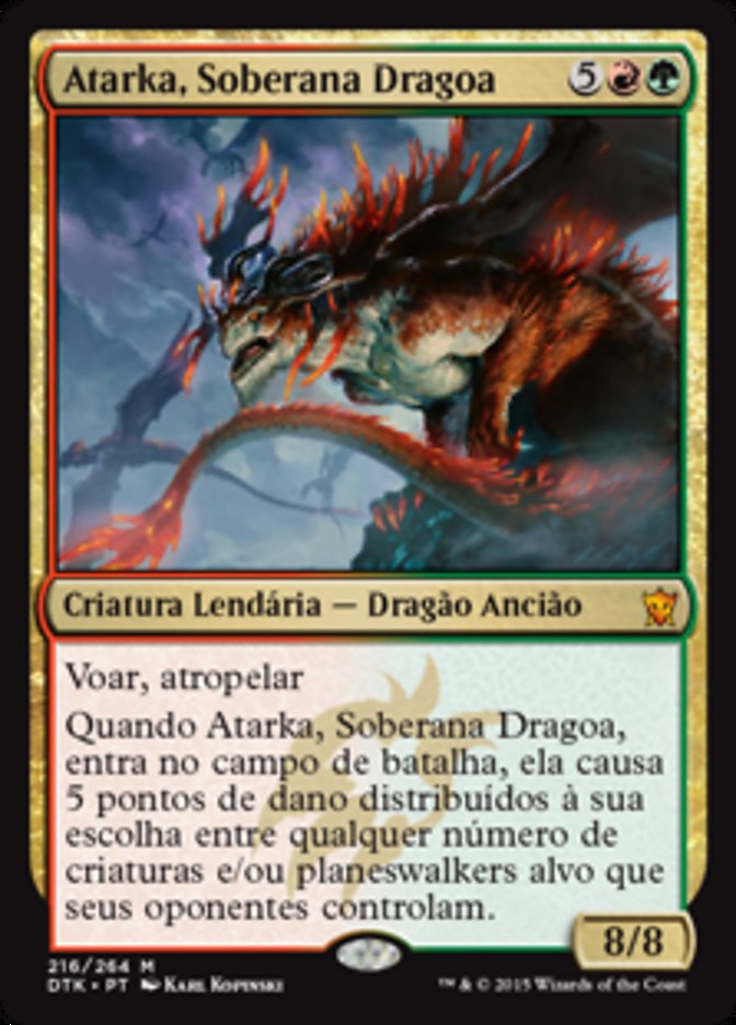 Dragonlord Atarka (Dragons of Tarkir #216)