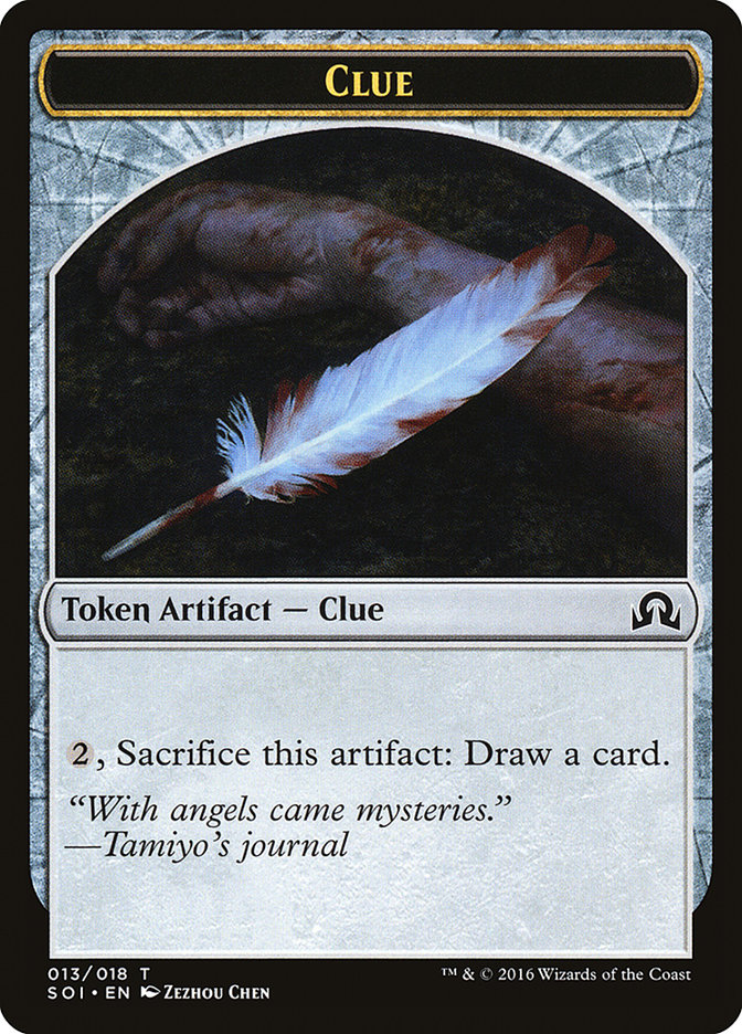Clue (Shadows over Innistrad Tokens #13)
