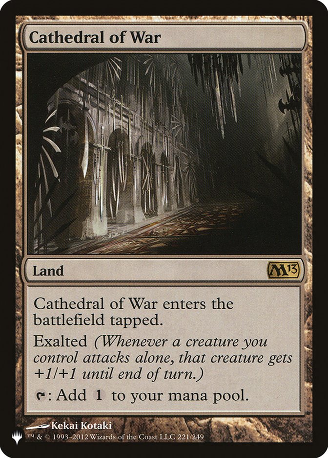 Cathedral of War (The List #M13-221)