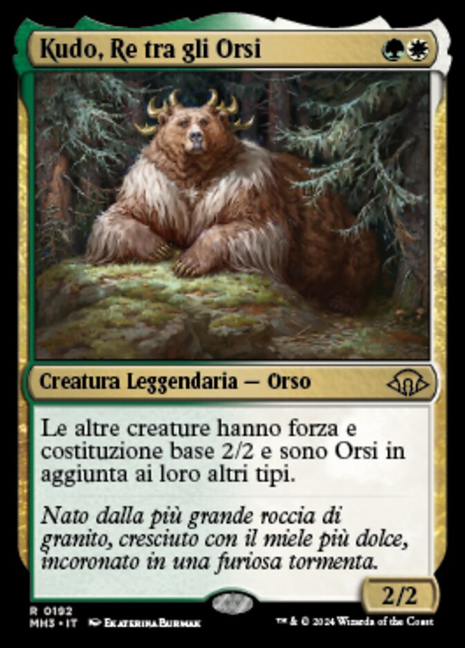 Kudo, King Among Bears (Modern Horizons 3 #192)