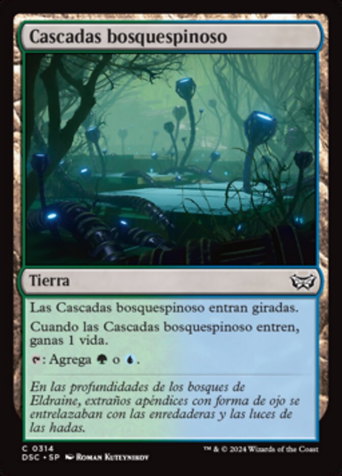 Cascadas bosquespinoso