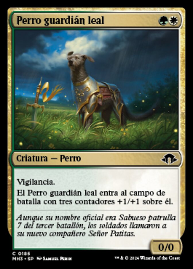 Perro guardián leal