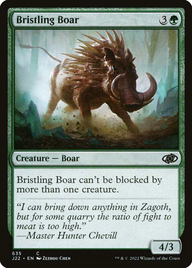 Bristling Boar (Jumpstart 2022 #635)