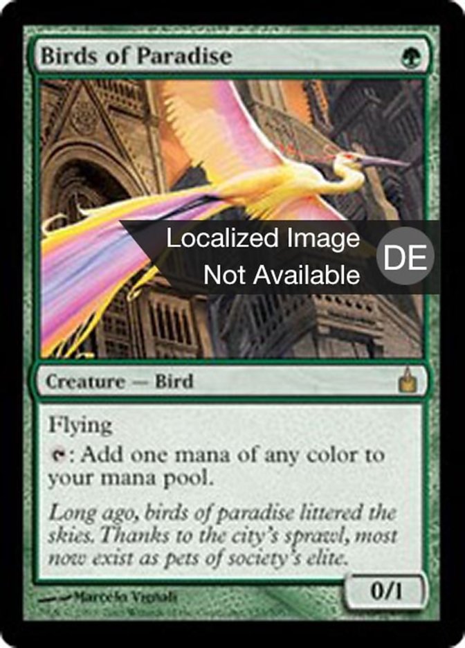 Birds of Paradise (Ravnica: City of Guilds #153)