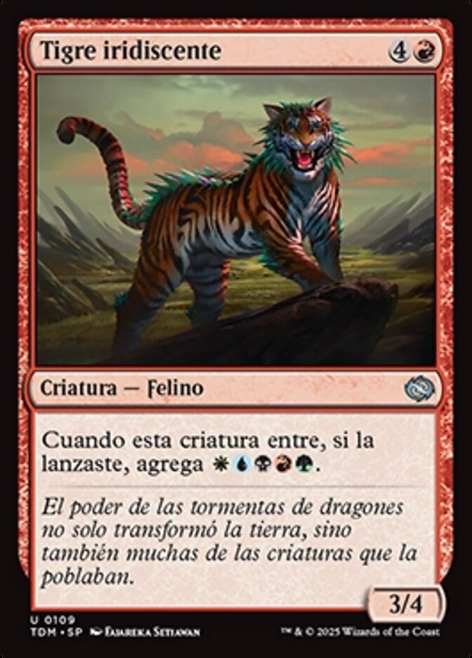 Tigre iridiscente