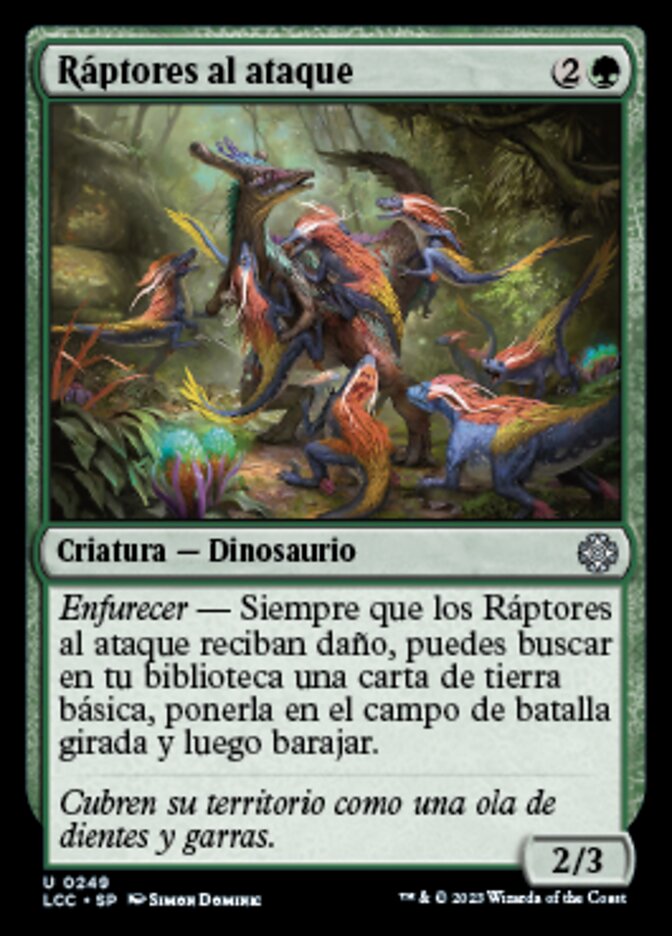 Ranging Raptors (The Lost Caverns of Ixalan Commander #249)