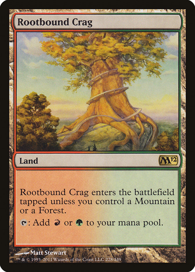 Rootbound Crag (Magic 2012 #228)
