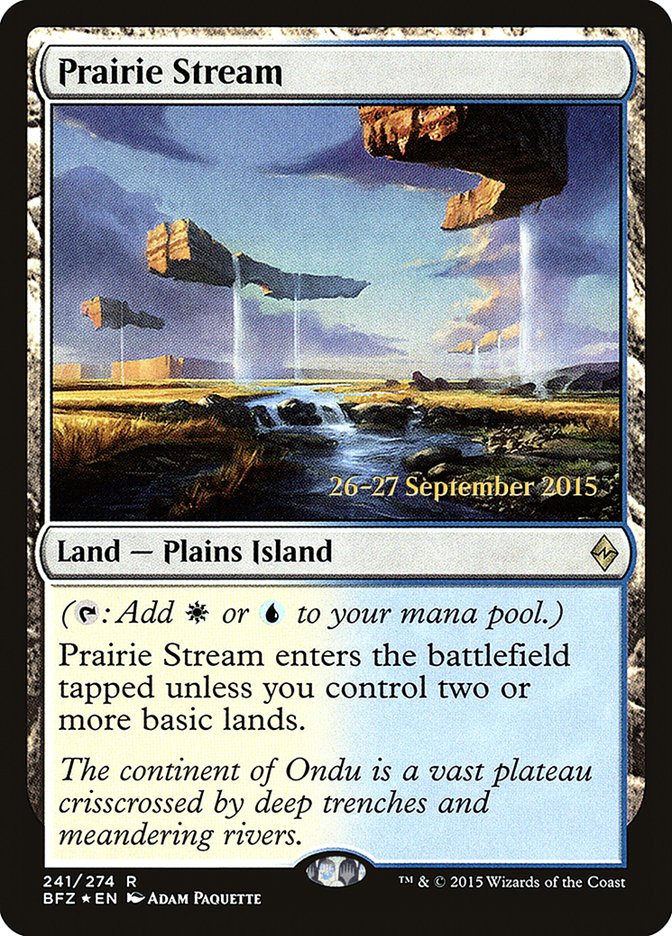 Prairie Stream (Battle for Zendikar Promos #241s)