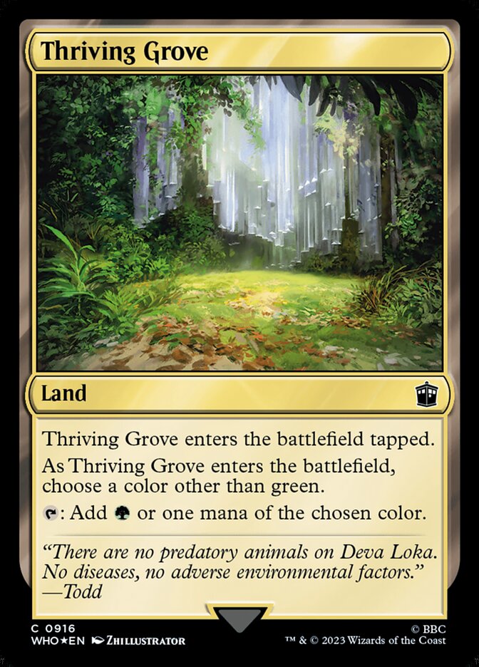 Thriving Grove (Doctor Who #916)