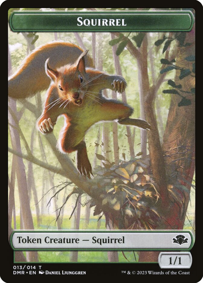 Squirrel (Dominaria Remastered Tokens #13)