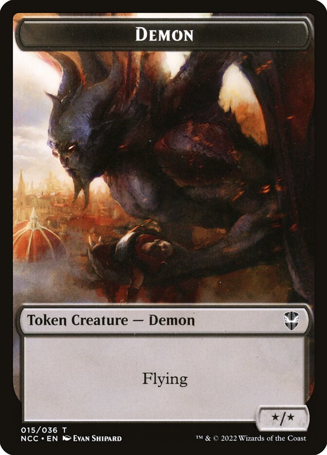 Demon (New Capenna Commander Tokens #15)