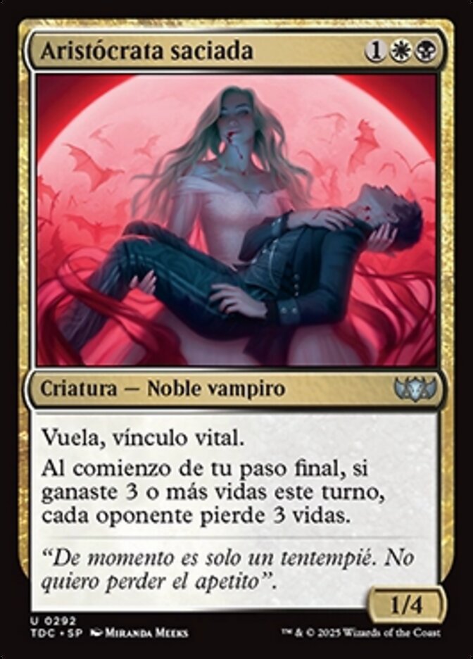 Aristócrata saciada