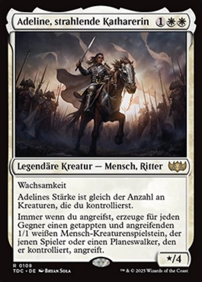 Adeline, strahlende Katharerin