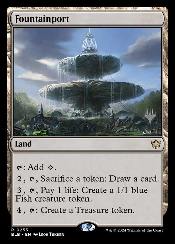 Fountainport (Bloomburrow Promos #253p)