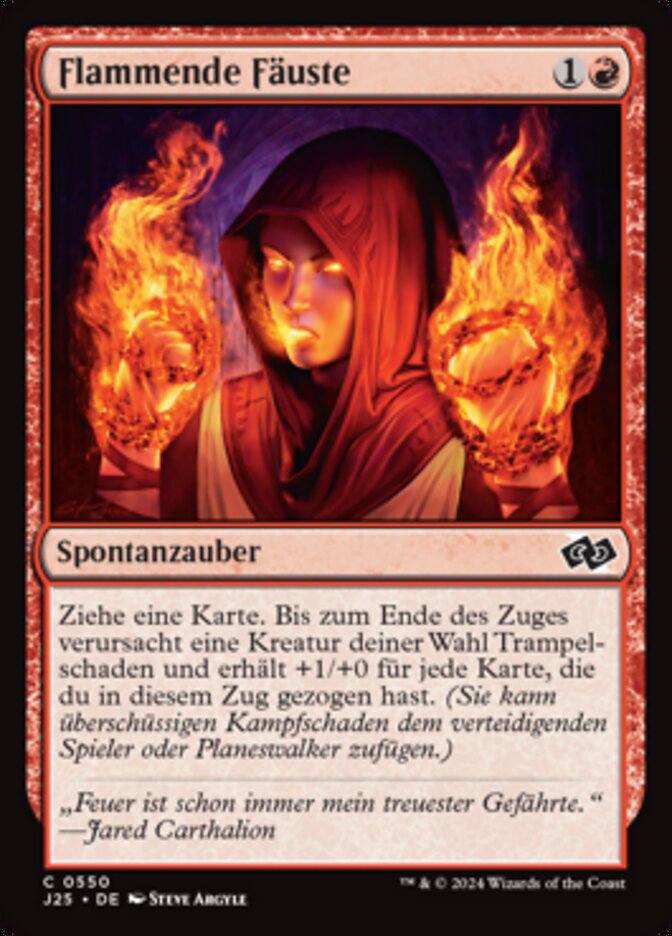 Flammende Fäuste