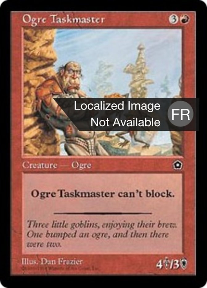 Ogre Taskmaster (Portal Second Age #112)