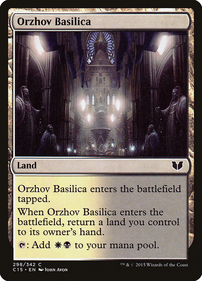 Orzhov Basilica (Commander 2015 #298)