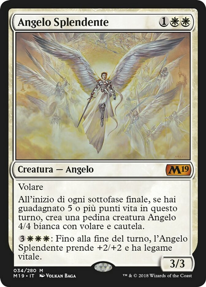 Resplendent Angel (Core Set 2019 #34)