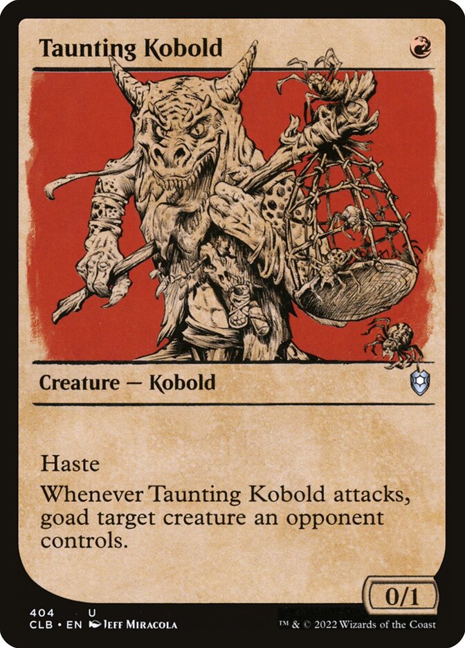 Taunting Kobold (Commander Legends: Battle for Baldur's Gate #404)