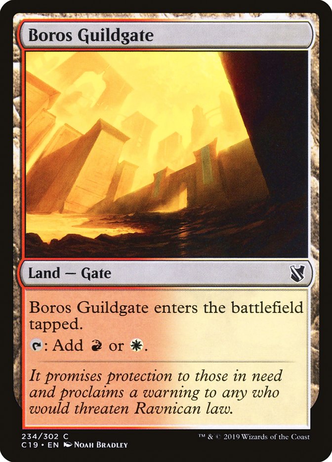 Boros Guildgate (Commander 2019 #234)